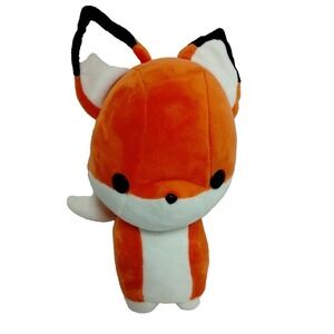 Bellzi Fox Plush Stuffed Animal Orange White‎ Black Kawaii Cute Soft Toy Doll